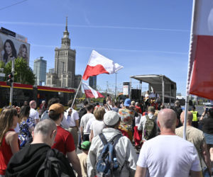 Warszawa.  Marsz Konstytucji 3 Maja