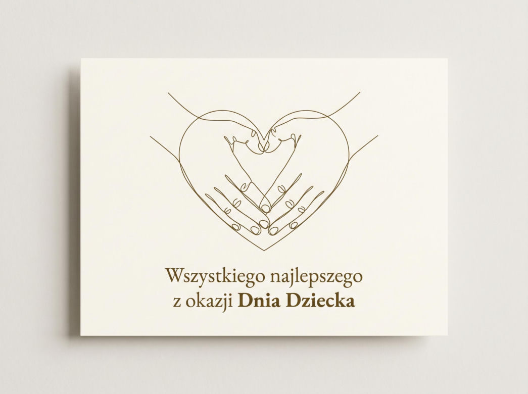 Kartka z życzeniami na Dzień Dziecka