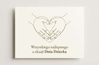 Kartka z życzeniami na Dzień Dziecka