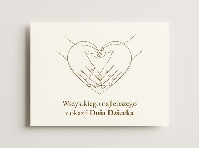 Kartka z życzeniami na Dzień Dziecka