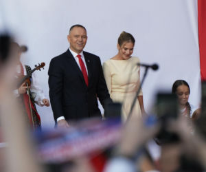 Marta Nawrocka na rocznicy zaprzysiężenia męża