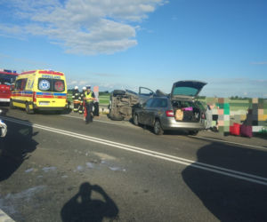 Poważny wypadek w miejscowości Rogówko koło Torunia