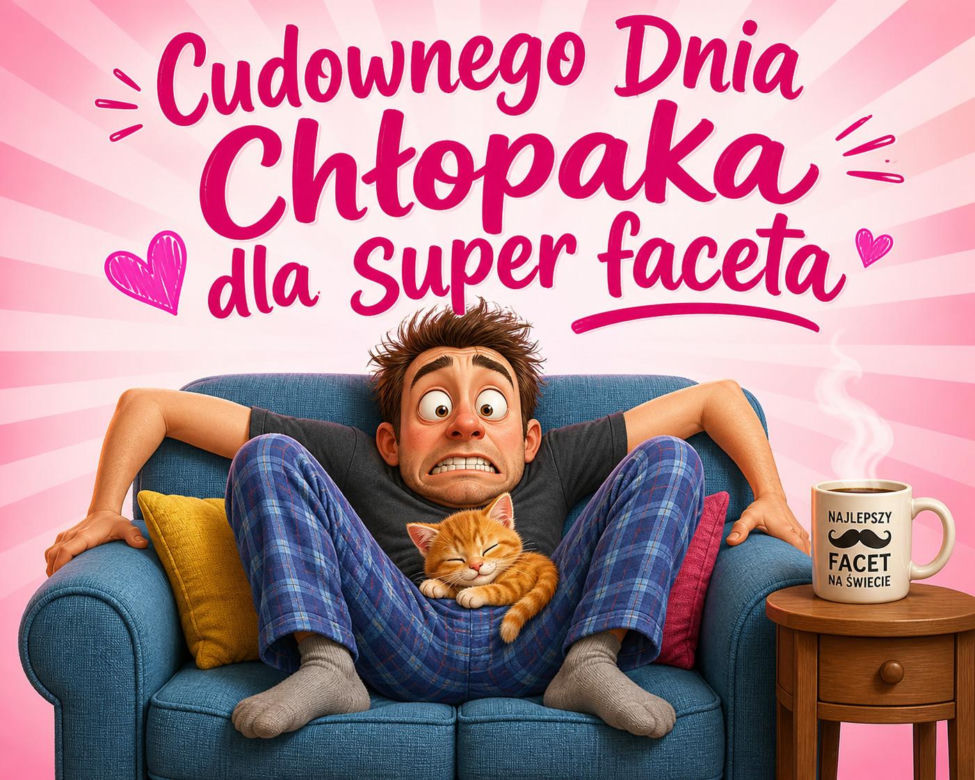 Śmieszna kartka na Dzień Chłopaka