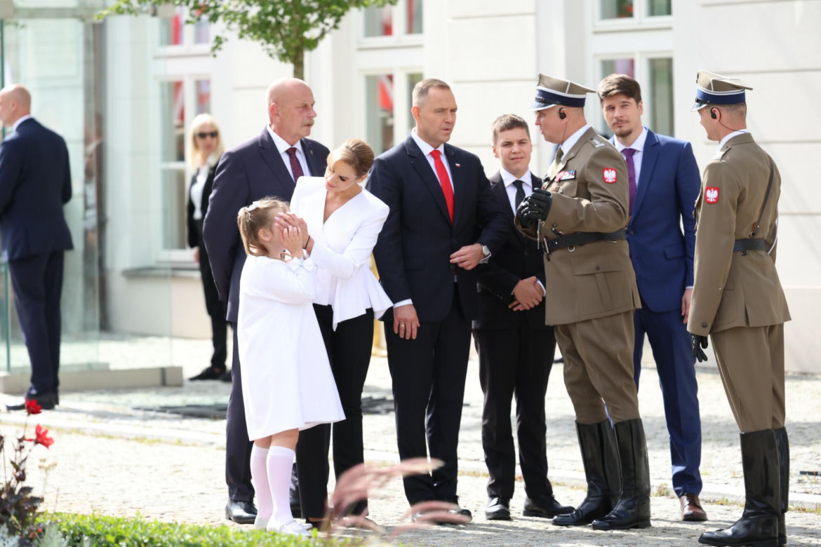 Dzień inauguracji należał do Kasi Nawrockiej. Fotoreporterzy ją uwielbiają 