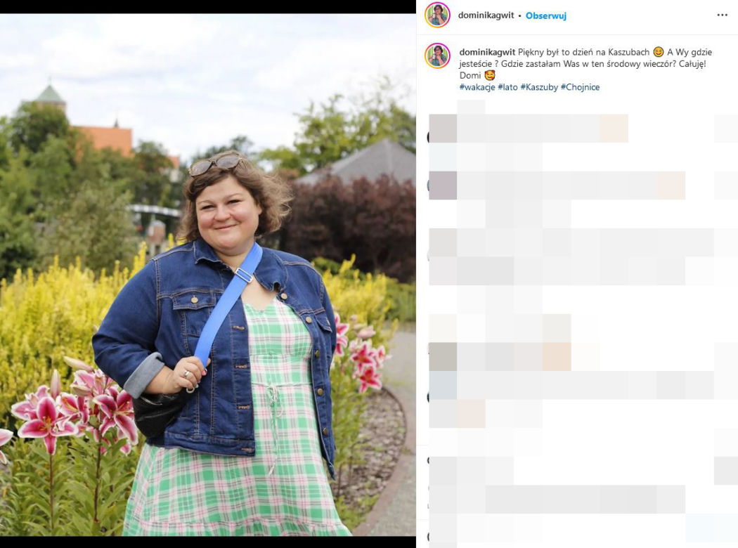 Tak Dominika Gwit ukrywała ciążę