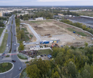 Protest w Piasecznie przeciwko Data Center