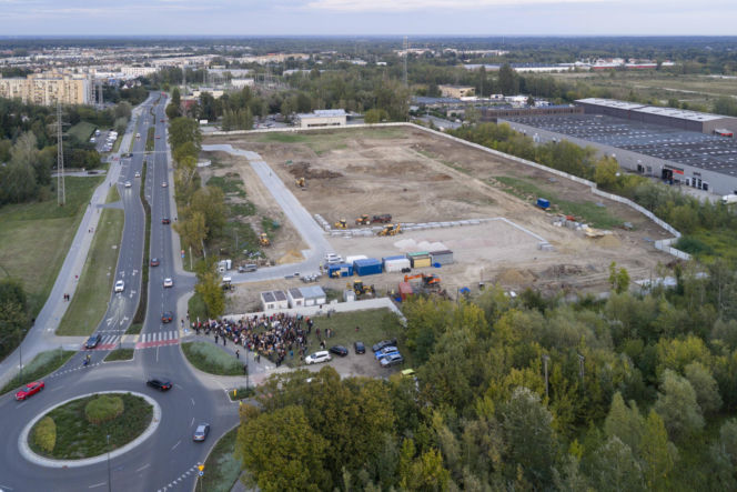 Protest w Piasecznie przeciwko Data Center