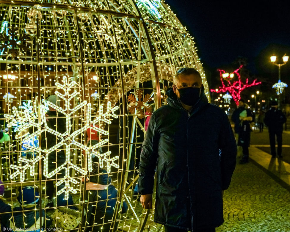 Boże Narodzenie 2020. W Białymstoku rozbłysły świąteczne iluminacje [ZDJĘCIA]