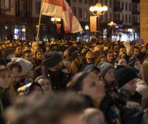 Wrocław. Kilka tysięcy osób protestowało przeciwko agresji na Ukrainę