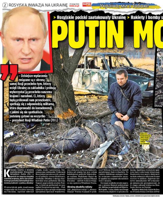 Pierwsze dni wojny w Ukrainie. Tak relacjonowaliśmy je w "Super Expressie"