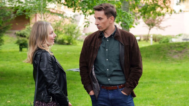 Barwy szczęścia odc. 3261. Tomasz Kępski (Jakub Sokołowski), Grażyna (Kinga Suchan)