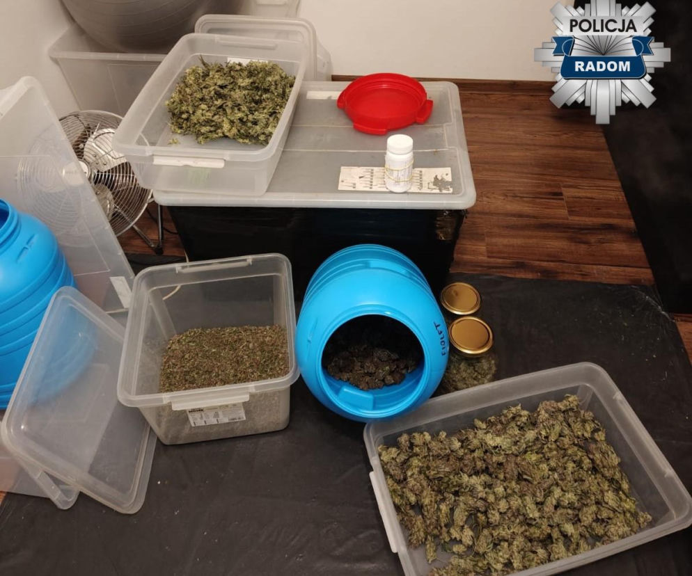 Blisko dwa kilogramy narkotyków zabezpieczyli radomscy policjanci