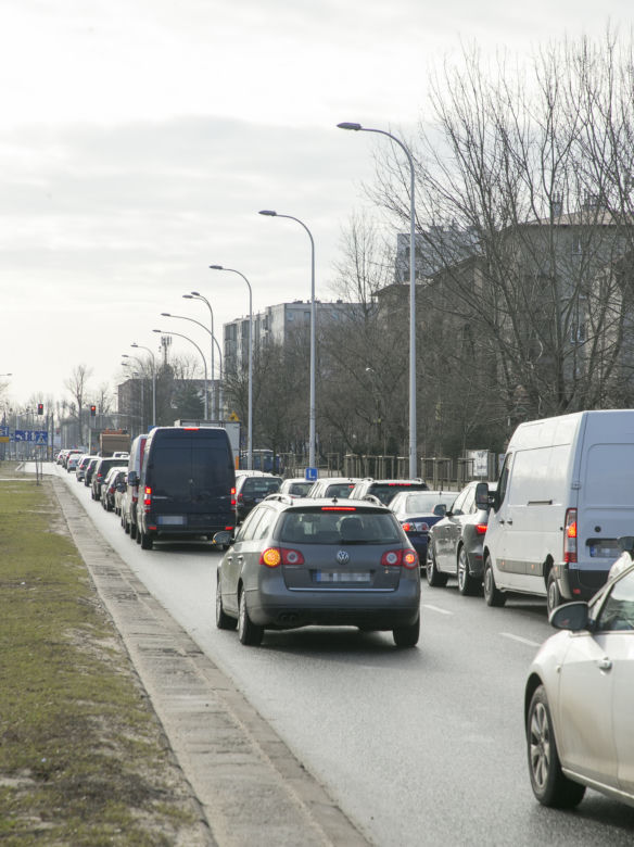 Utrudnienia na Bródnie po zamknięciu Kondratowicza 