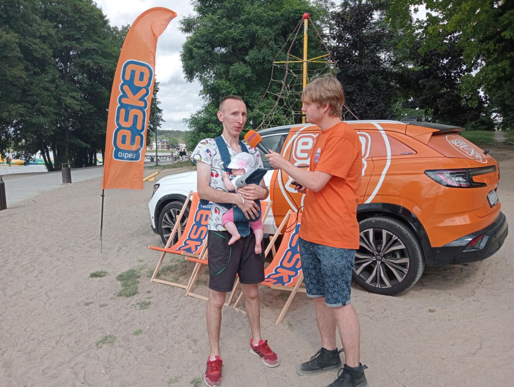 Eska Summer City Olsztyn. Pomarańczowa ekipa na Plaży Miejskiej