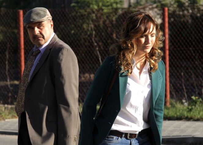 RANCZO 7 sezon odc. 91. Lucy (Ilona Ostrowska), sentor Kozioł (Cezary Żak)