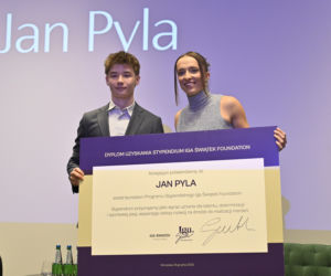 Iga Świątek rozdała stypendia