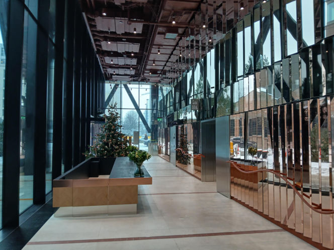 Studio A w Warszawie pod koniec budowy