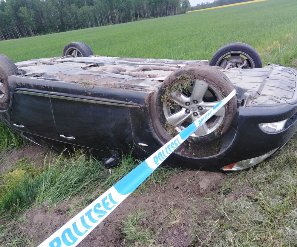 Rozpędził się do 260 km/h po czym dachował