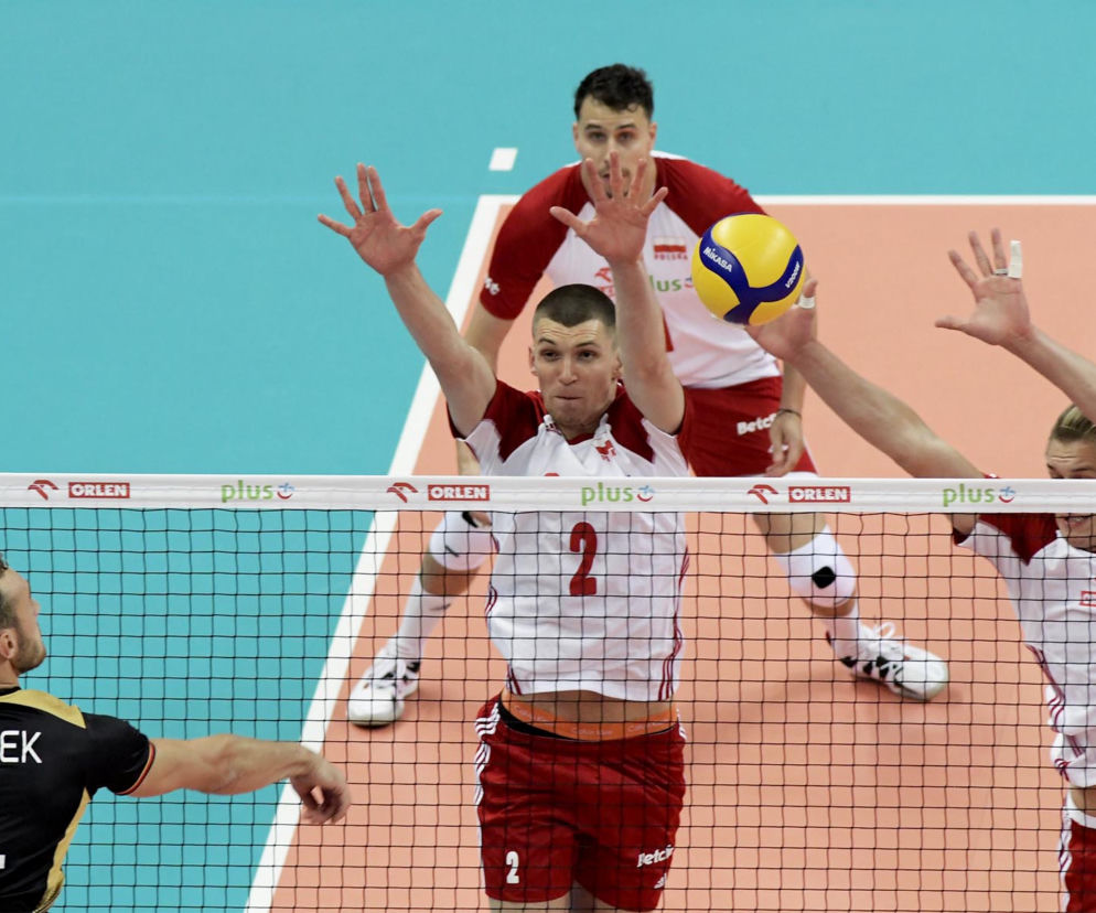 Siatkówka, Polska - Niemcy, Zielona Góra, Maciej Muzaj