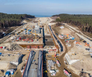 Minister infrastruktury odwiedził przekop Mierzei Wiślanej