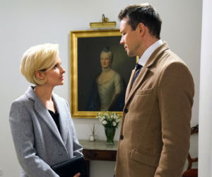 Barwy szczęścia odcinek 1850  Bożena (Marieta Żukowska), Bruno (Lesław Żurek)