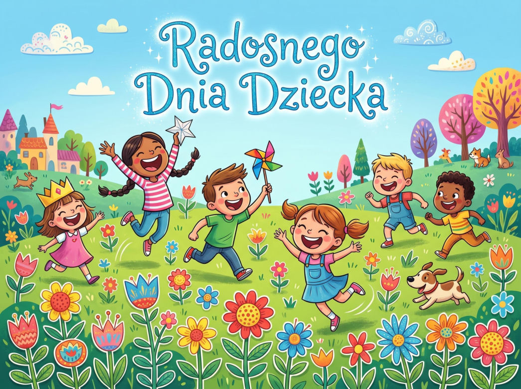 Fajna kartka na Dzień Dziecka