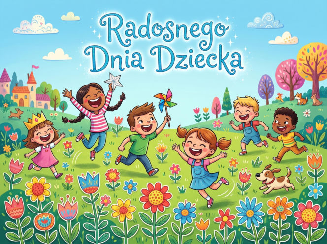 Fajna kartka na Dzień Dziecka