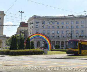 Tęcza wraca na Plac Zbawiciela w Warszawie
