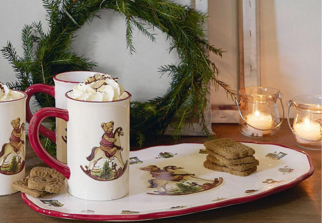 Naczynia z motywem świąteczym