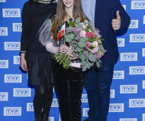 Roksana Węgiel z mamą i tatą