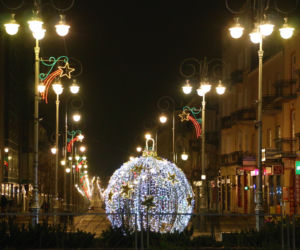 Kielce iluminacje świąteczne 2020