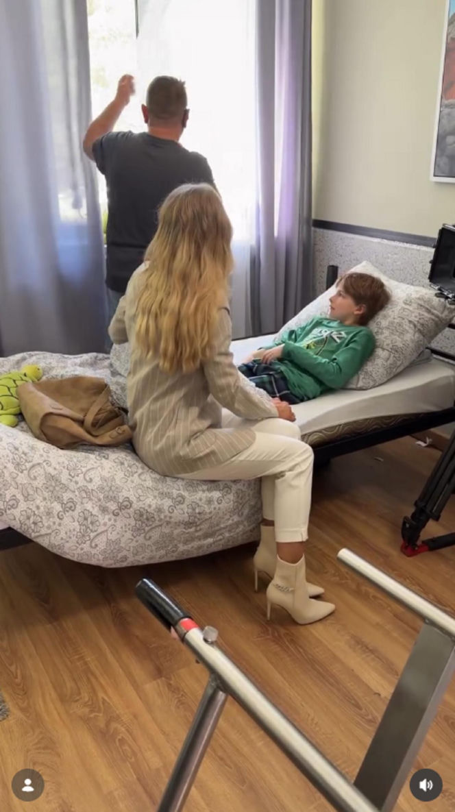 Na dobre i na złe nowy sezon na planie. Agata Woźnicka (Emilia Komarnicka), Lucek - brat Mani