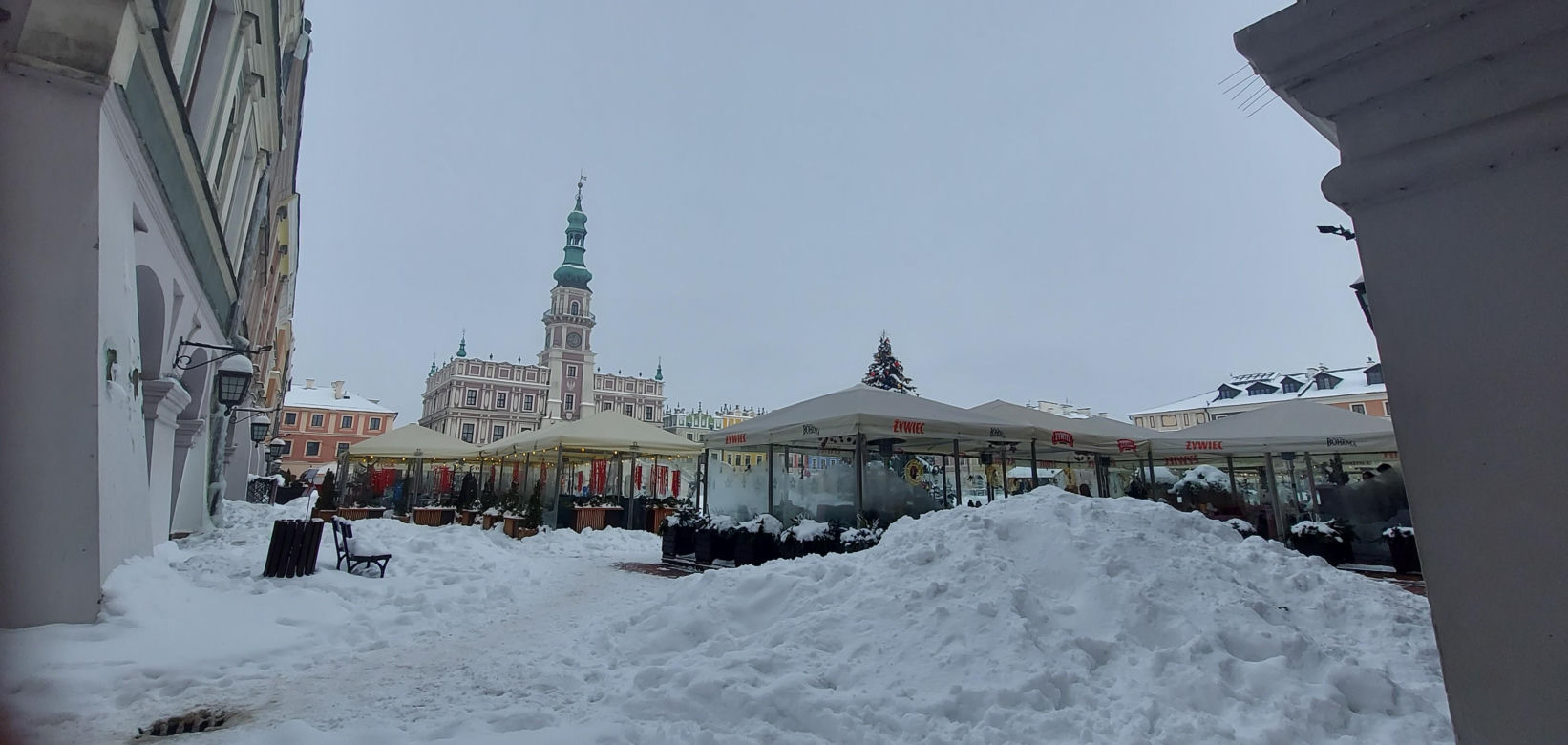 zima w Zamościu