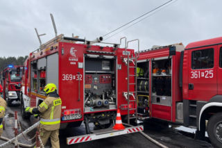 Pożar DPS-u w Szczawnie