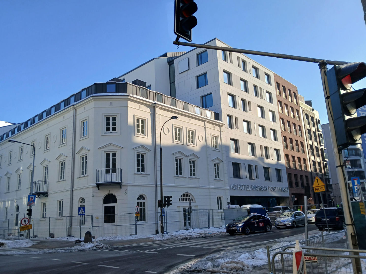 AC Hotel Warsaw Port Praski w budowie