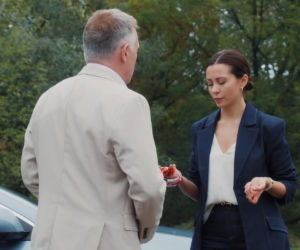 M jak miłość odc. 1914. Artur Rogowski (Robert Moskwa), Joanna (Dominika Sakowicz)