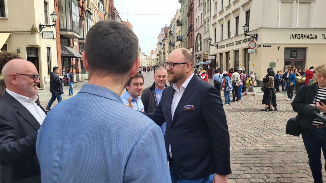 Paweł Gulewski wygranym pierwszej tury wyborów w Toruniu