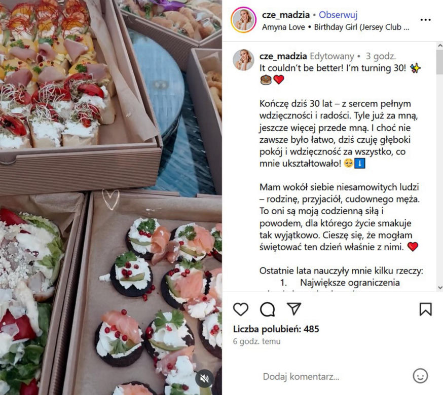 Urodziny żony Rafała Mroczka na bogato
