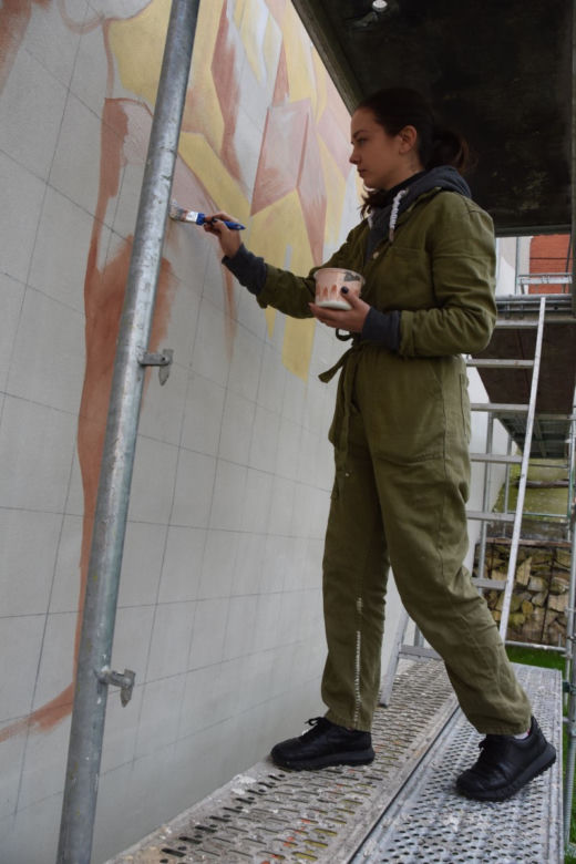Nowy mural w Bytomiu