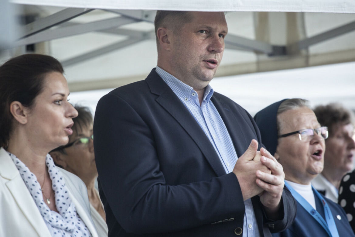 Przemysław Czarnek z żoną