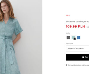 letnie sukienki z wyprzedaży Reserved