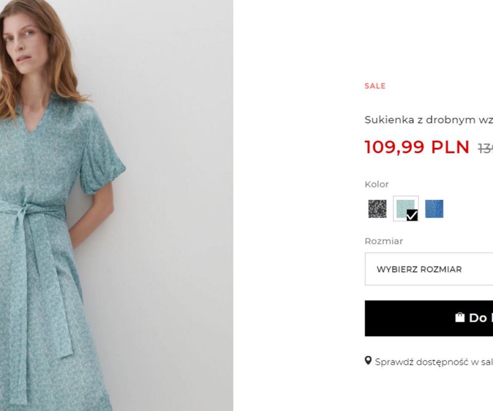 letnie sukienki z wyprzedaży Reserved