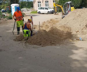 Budowa Węzła Łękno - lipiec 2019