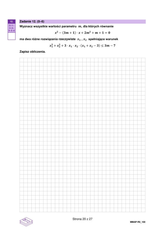 Matura rozszerzona z matematyki 2024 