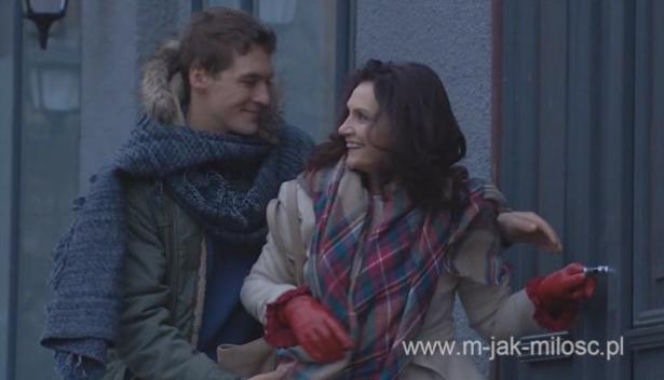 M jak miłość. Marcin (Mikołaj Roznerski), Aleksandra (Małgorzata Pieczyńska)