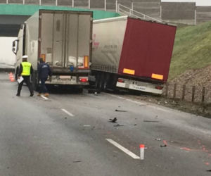 Wypadek na obwodnicy Raczek