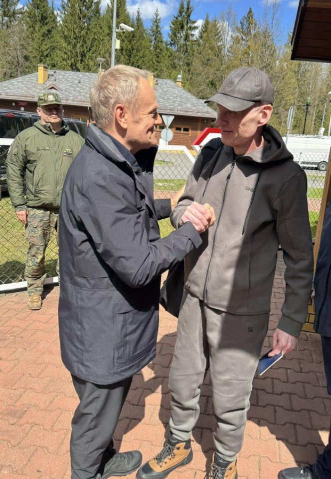 Donald Tusk z Poczobutem