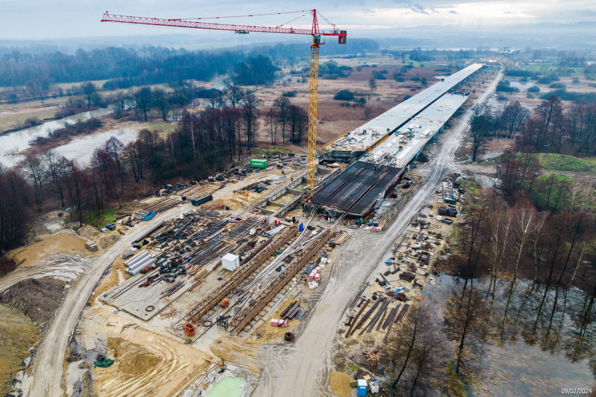 Budowa S1 Oświęcim - Dankowice LUTY 2024