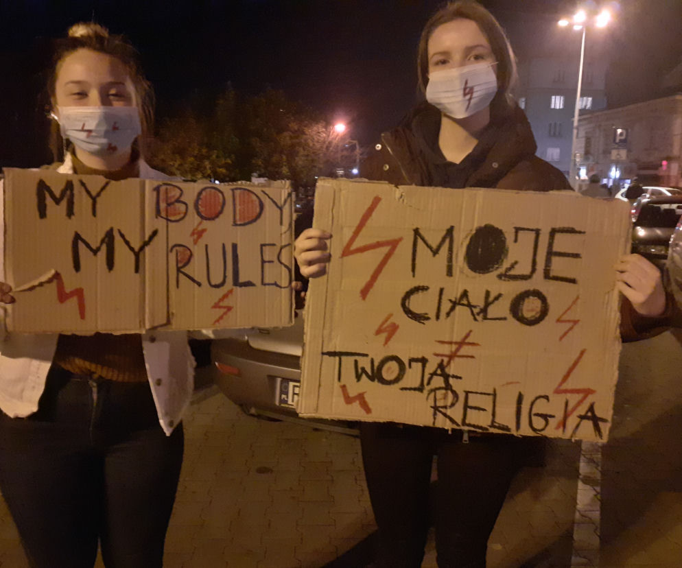 Protest kobiet w Przemyślu 