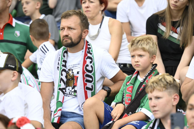 Legia Warszawa - Zagłębie Lubin: Zdjęcia kibiców